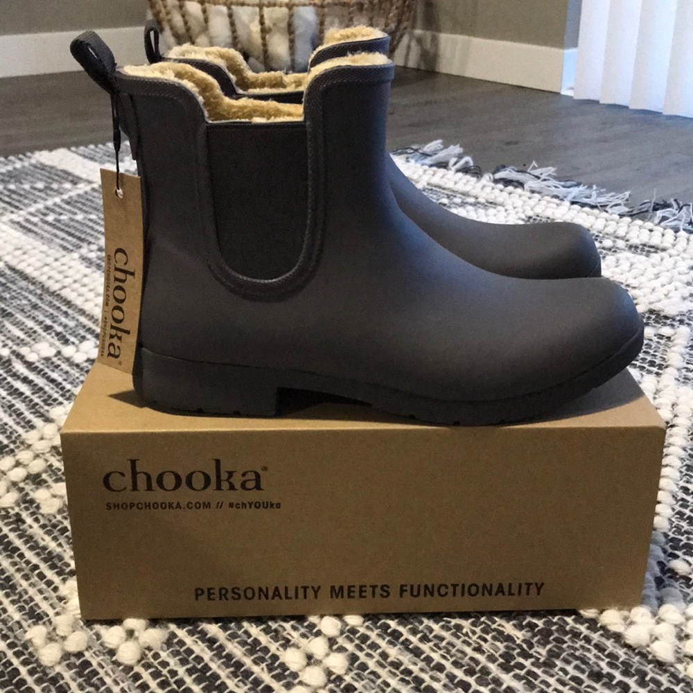 Chooka Eastlake Chelsea Faux Fur Waterproof Boot